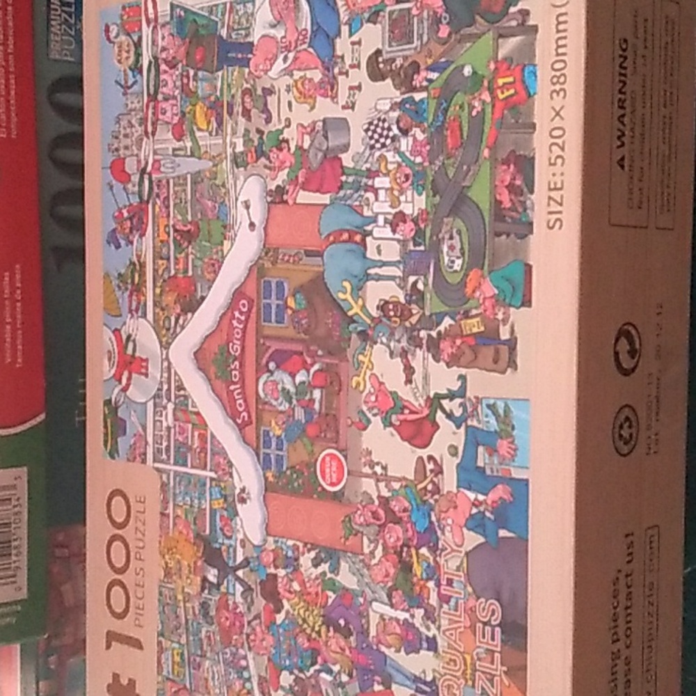 🧩Santa's Grotto  Puzzle 1000 Piece European Size 520 X 380 mm
